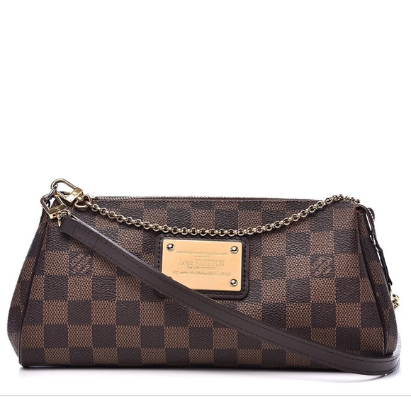 Louis Vuitton Handbags - Louis Vuitton Damier Ebene Eva Clutch.